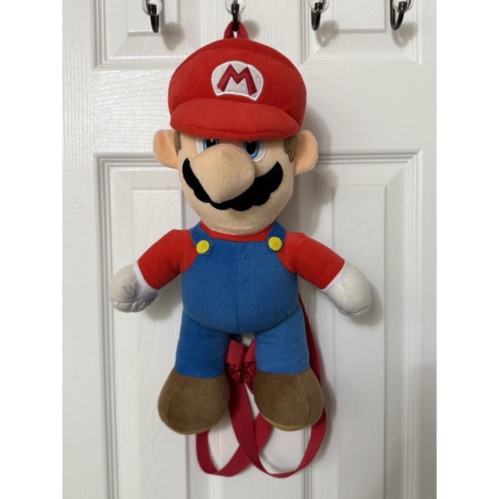 Super Mario Bros. Mario Plush Backpack Nintendo Official Product